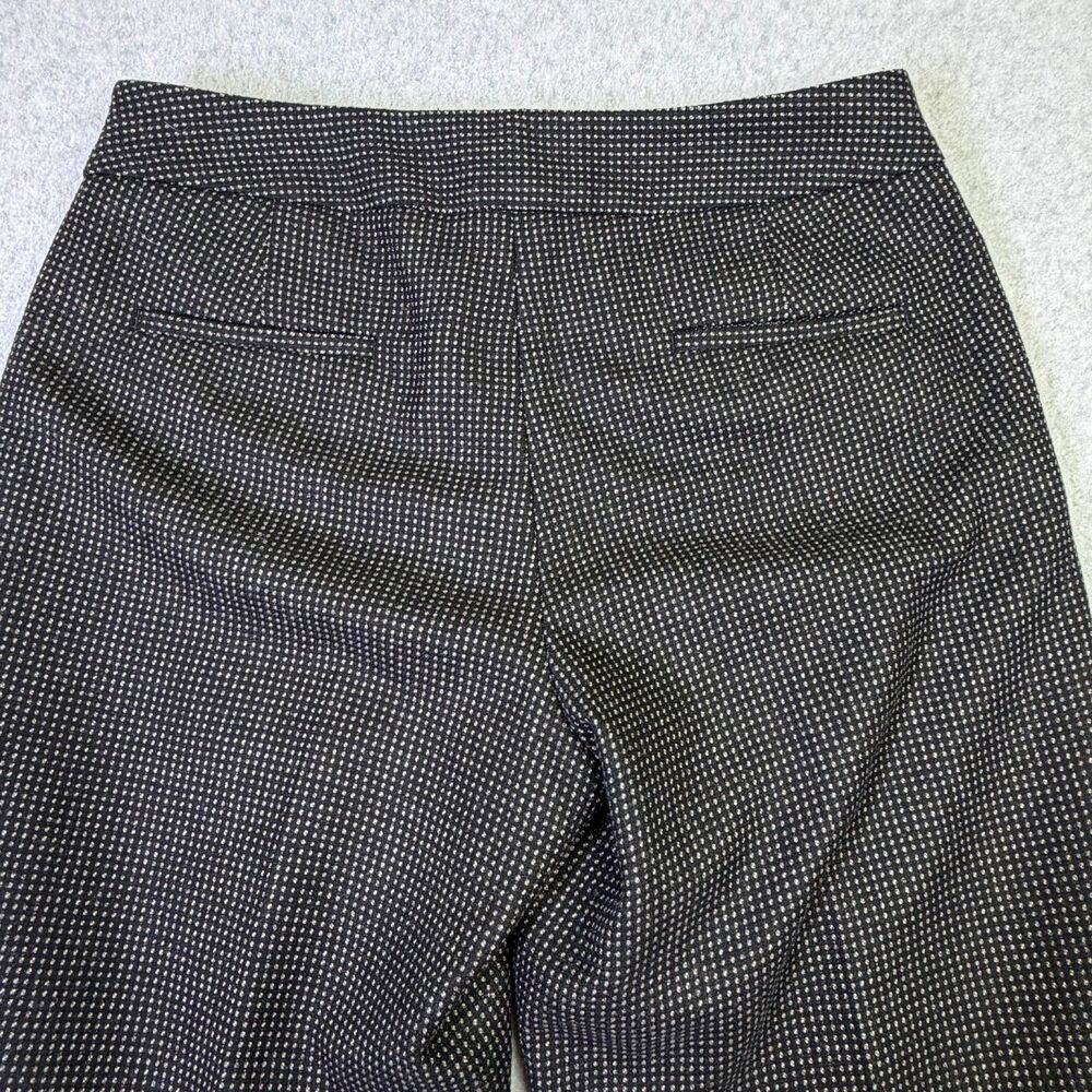 Talbots Petites Curvy Pants 2P Black Dot Wool Blend Dress Career Womens - Picture 8 of 9